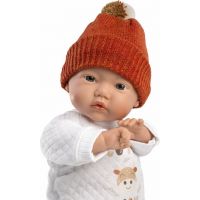 Llorens 63304 Little baby realistická bábika bábätko s mäkkým látkovým telom 32 cm 3