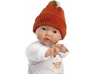 Llorens 63304 Little baby realistická bábika bábätko s mäkkým látkovým telom 32 cm