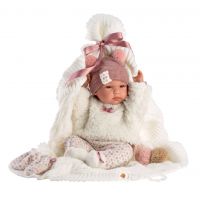 Llorens 63576 New Born dievčatko realistická bábika bábätko s celovinylovým telom 35 cm 3