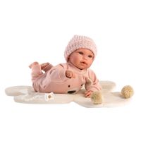 Llorens 63644 New Born realistická bábika bábätko so zvukmi a mäkkým látkovým telom 36 cm 4
