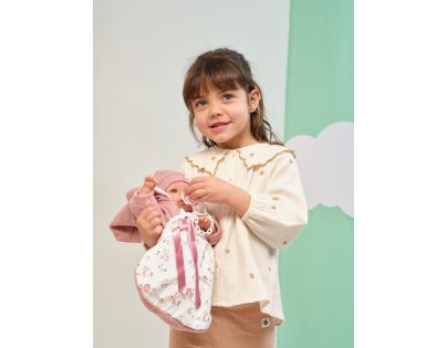 Llorens 63650 Realistická bábika bábätko so zvukmi a mäkkým látkovým telom 36 cm