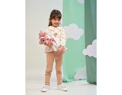 Llorens 63650 Realistická bábika bábätko so zvukmi a mäkkým látkovým telom 36 cm