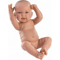 Llorens New born dievčatko realistická bábika bábätko s celovinylovým telom 40 cm