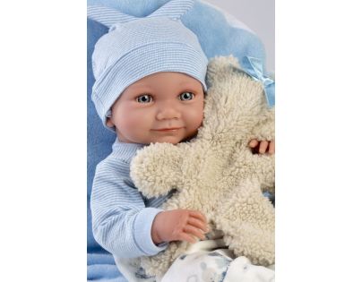 Llorens 73807 Realistická bábika bábätko s celovinylovým telom 40 cm