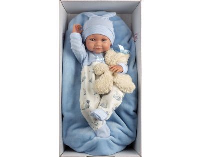 Llorens 73807 Realistická bábika bábätko s celovinylovým telom 40 cm