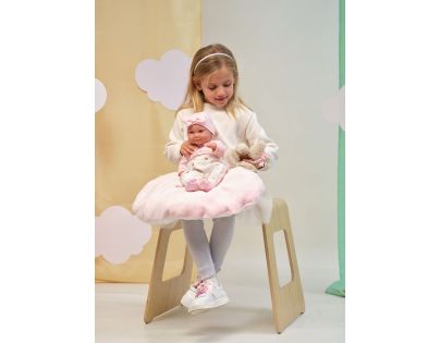 Llorens 73808 Realistická bábika bábätko s celovinylovým telom 40 cm