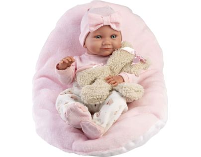 Llorens 73808 Realistická bábika bábätko s celovinylovým telom 40 cm