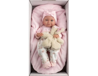Llorens 73808 Realistická bábika bábätko s celovinylovým telom 40 cm