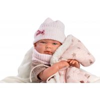 Llorens 73882 New Born dievčatko realistická bábika bábätko s celovinylovým telom 40 cm 4