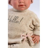 Llorens 74020 New Born realistická bábika bábätko so zvukmi a mäkkým látkovým telom 42 cm 4