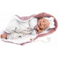 Llorens 74040 New born žmurkací realistická bábika bábätko so zvukmi a mäkkým látkovým telom 42 cm 3