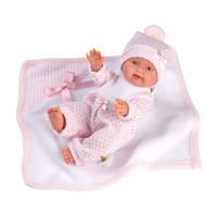 Llorens M26-310 Oblečenie pre bábiku bábätko New born veľkosti 26 cm 5