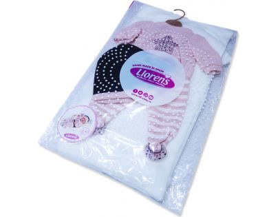 Llorens M843-26 Oblečenie pre bábiku bábätko New born veľkosti 43-44 cm
