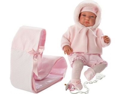 Llorens Oblečenie pre bábiku bábätko New born veľkosti 43-44 cm