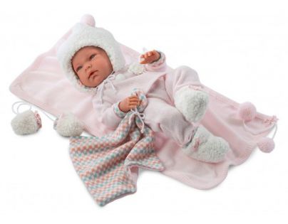 Llorens bábika Nica Toquilla Rosa 3854