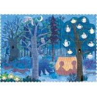 Londji Puzzle obojstranné Deň a noc v lese 2 x 50 dielikov 4