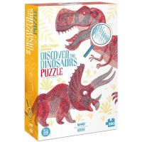 Londji Puzzle veľké Svet dinosaurov 200 dielikov 3