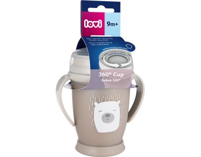 Lovi Hrnček 360 Junior 250 ml s úchytmi Buddy Bear