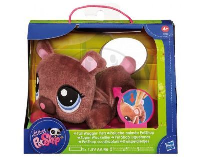 LPS Plyšová zvířátka s pohybujícím se ocáskem Hasbro - Pes