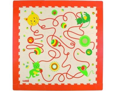 Ludi Penové puzzle Kočička106x106cm