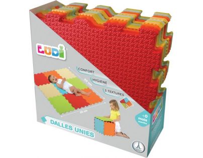 Ludi Puzzle penové 90 x 90 cm 9 dielikov