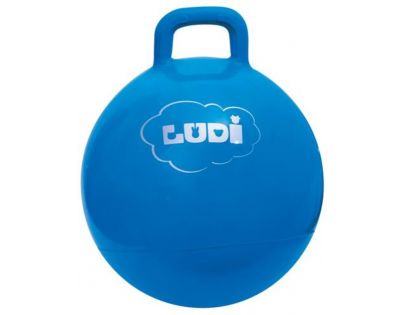 Ludi Skákacia lopta 45 cm modrá - Poškodený obal