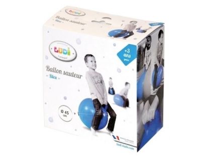Ludi Skákacia lopta 45 cm modrá - Poškodený obal