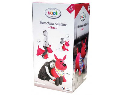 Ludi Skákací pes ružový
