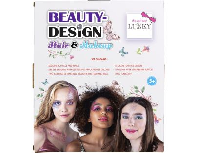 Lukky Sada Beauty Design Vlasy & make up - Poškodený obal
