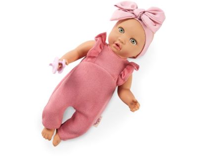 LullaBaby Bábika 35 cm v overale s čelenkou Lila II