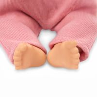 LullaBaby Bábika 35 cm v overale s čelenkou Lila II 5
