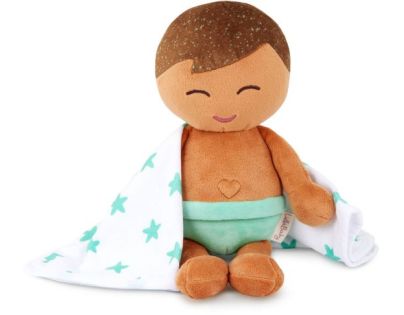 LullaBaby Bábika plyšová do vane chlapec Light Brown Hair