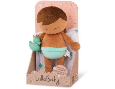 LullaBaby Bábika plyšová do vane chlapec Light Brown Hair