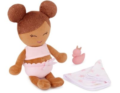 LullaBaby Bábika plyšová do vane LIght Brown Hair