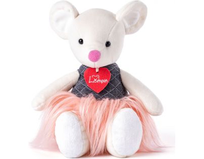 Lumpin Myška Aimi biela v trendy sukienke 28 cm
