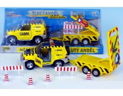 Žlutý Anděl ÚAMK 25cm s přívěsem