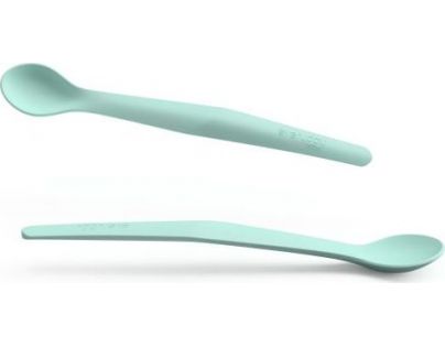 Lyžička silikón 2ks mint green