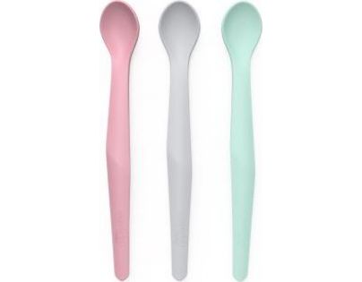 Lyžička silikón 2ks mint green
