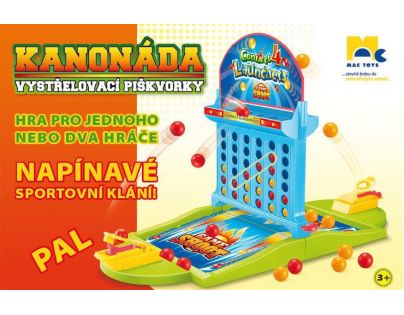 Mac Toys kanonádu vystreľovací piškvorky