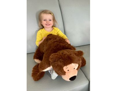 Mac Toys Vankúš plyšové zvieratko Medveď 55 cm