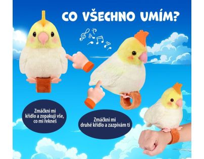 Mac Toys Steppos Opakujúce a spievajúce vtáčik