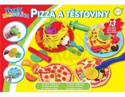 Mac Toys M4411658 - Modelína Pizza a těstoviny
