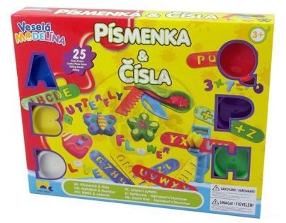 Mac Toys M4411631 - Modelína písmenka a čísla