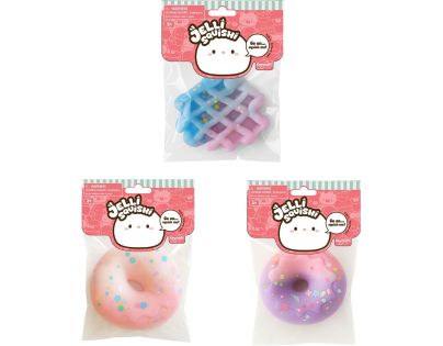 Alltoys Mačkací gélový Donut Vafle Jelli Squishi