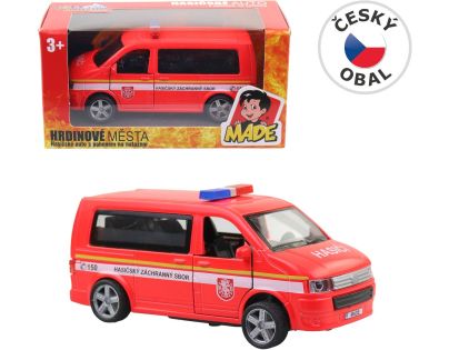 MaDe Auto, hasičská dodávka, SK dizajn aj krabica