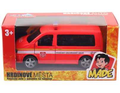 MaDe Auto, hasičská dodávka, SK dizajn aj krabica