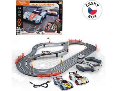 Made Autodráha s 2 závodnými vozidlami 300 cm - Poškodený obal