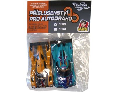 Made Autodráha náhradné autíčka 2 ks 1 : 43 (561)