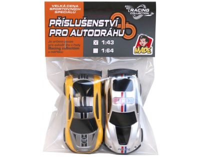 Made Autodráha náhradné autíčka 2 ks 1 : 43 (566)