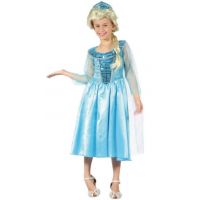 Made Detský karnevalový kostým Ľadová princezná  120 -130 cm